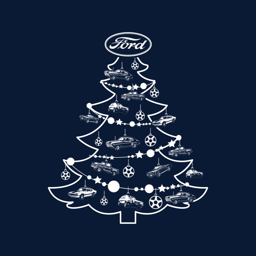 Ford Christmas Tree Baubles Women's Sweatshirt-ALL + EVERY