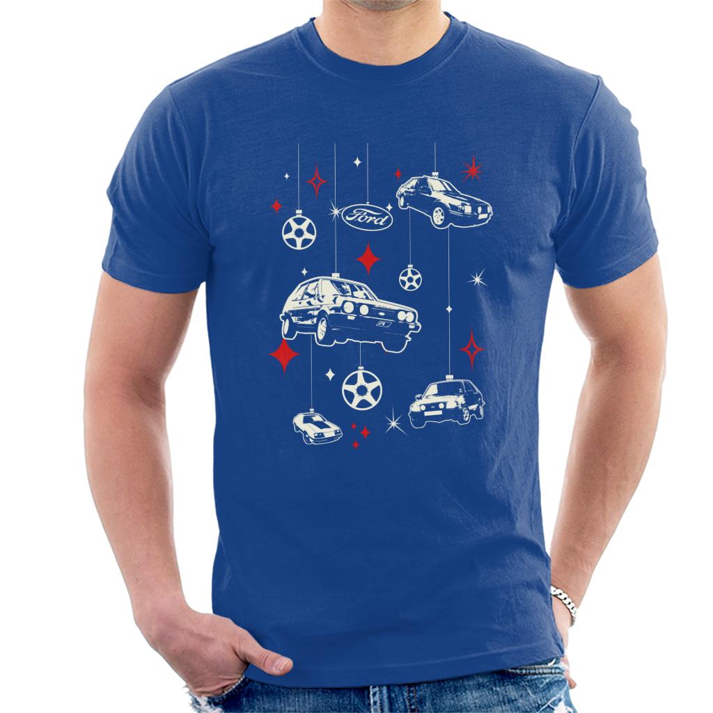 Ford Christmas Hanging Baubles Men's T-Shirt-ALL + EVERY