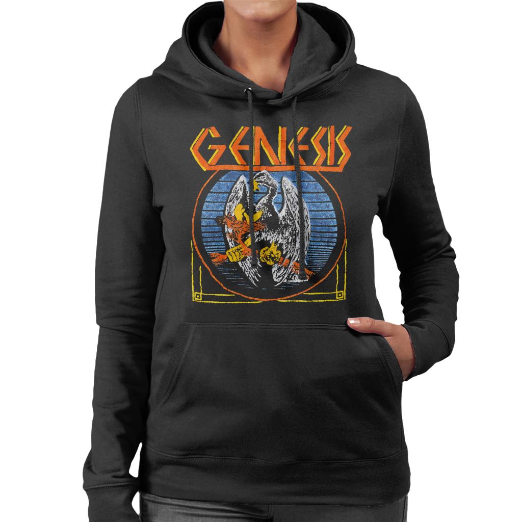 Genesis Vintage Bird Logo Women's Hooded Sweatshirt-ALL + EVERY