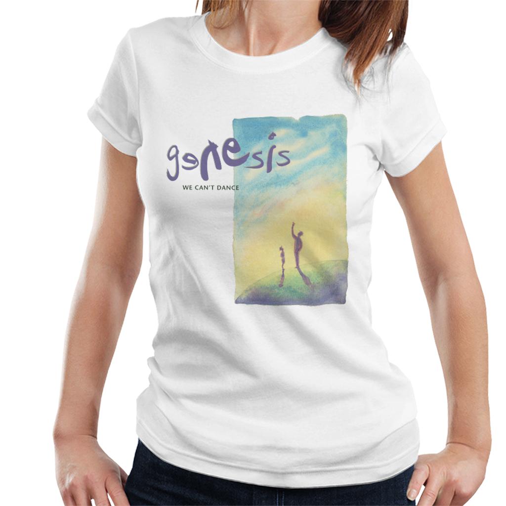 Genesis We Cant Dance Album Cover Women's T-Shirt-ALL + EVERY