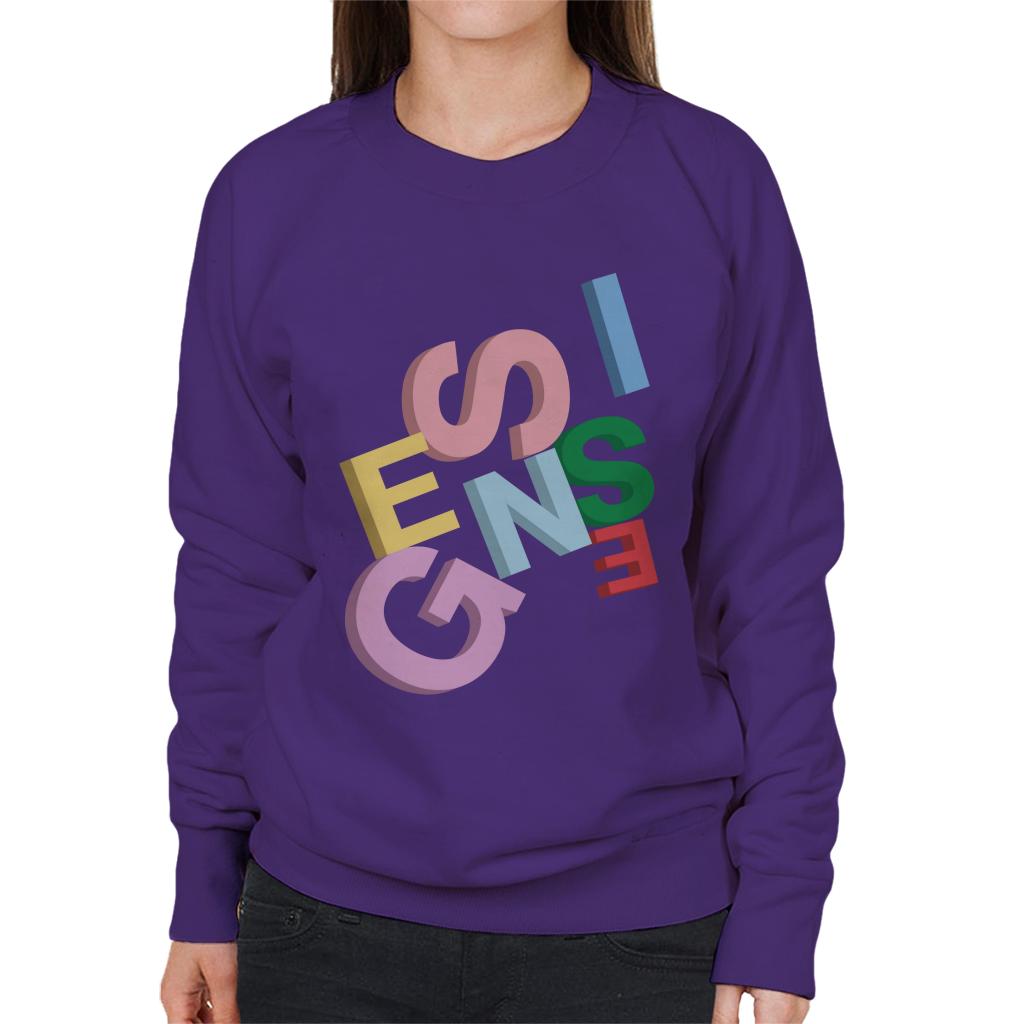 Genesis 3D Logo Women's Sweatshirt-ALL + EVERY