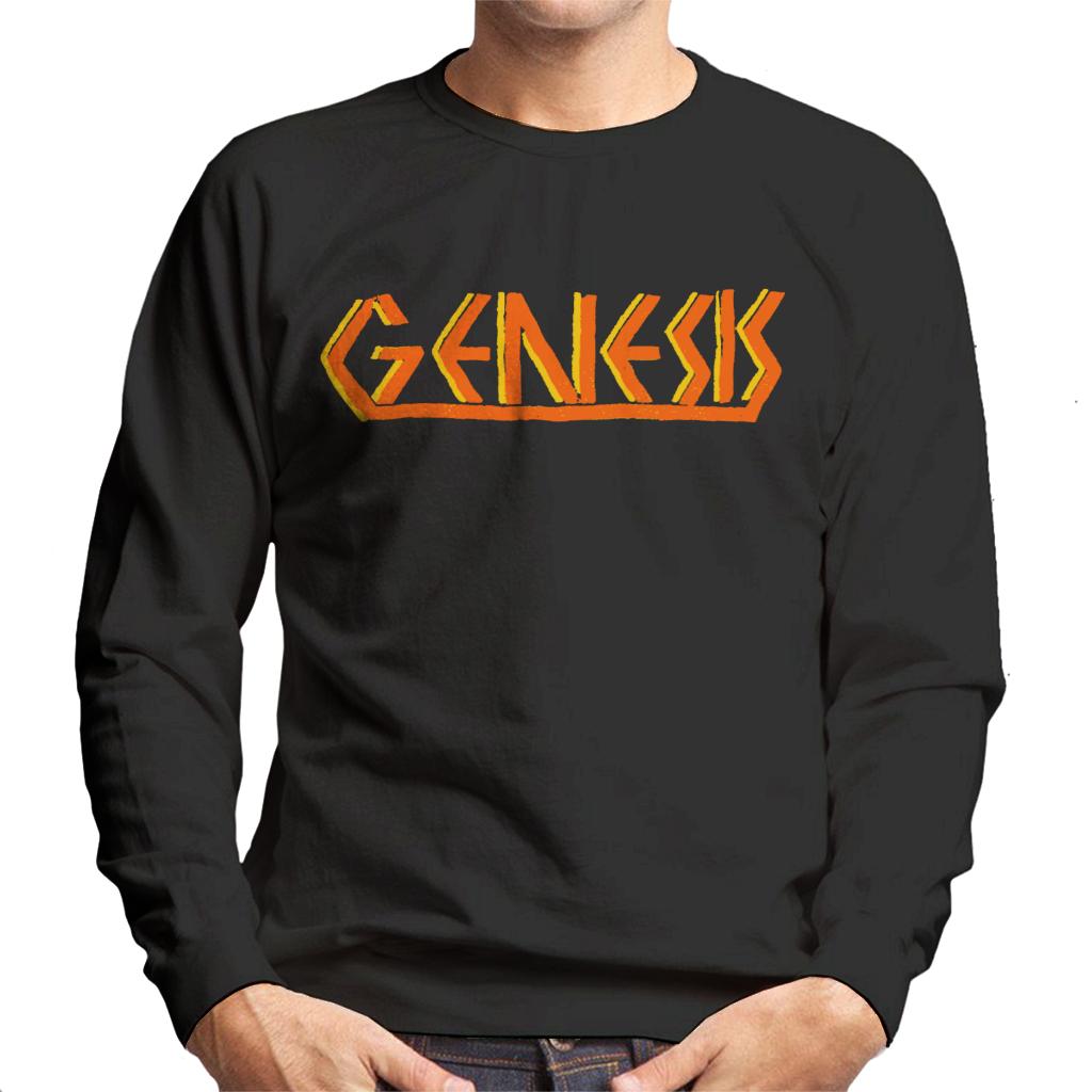 Genesis Band Vintage Orange Logo Men's Sweatshirt-ALL + EVERY