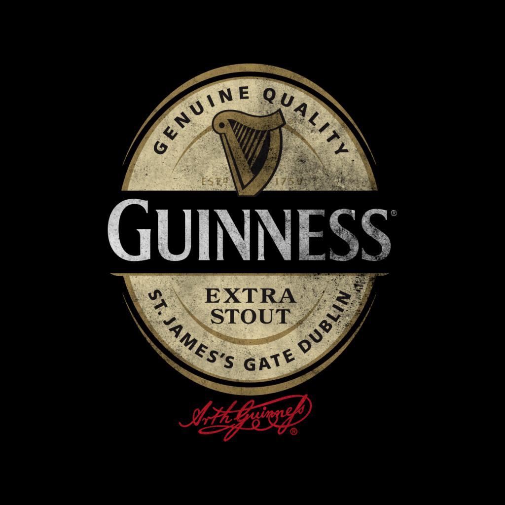 Guinness Stout Label Logo Men's T-Shirt-ALL + EVERY