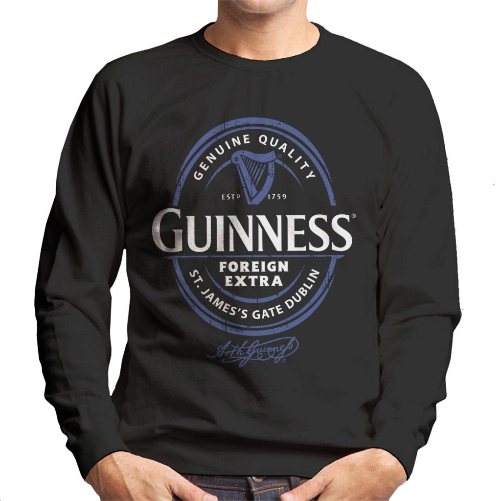 Guinness Foreign Extra Blue Label Men's Sweatshirt-ALL + EVERY