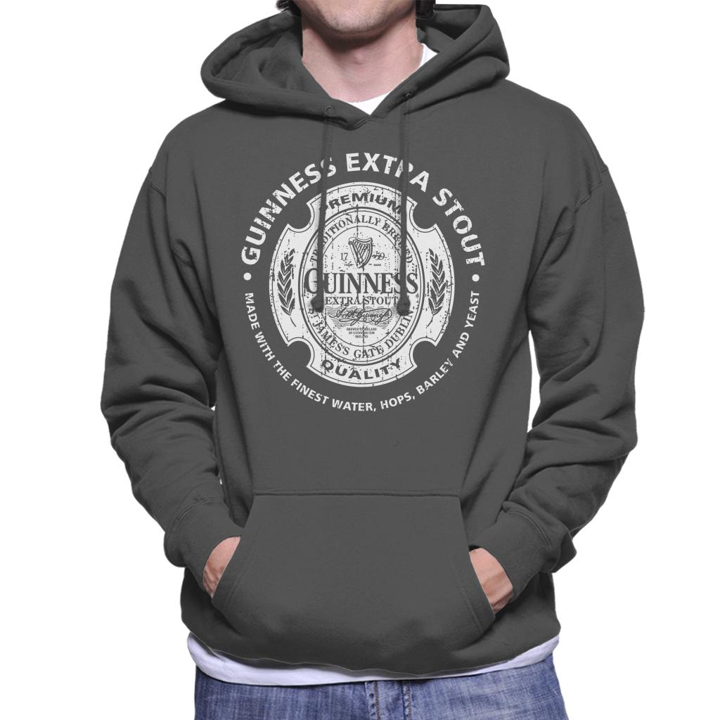 Guinness Premium Quality Men's Hooded Sweatshirt-ALL + EVERY