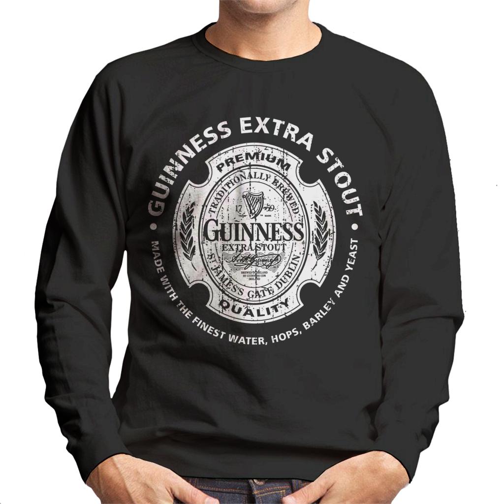 Guinness Premium Quality Men's Sweatshirt-ALL + EVERY