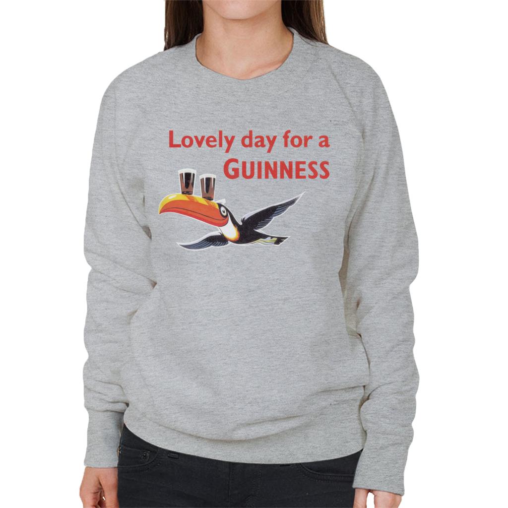 Lovely Day For A Guinness Women's Sweatshirt-ALL + EVERY