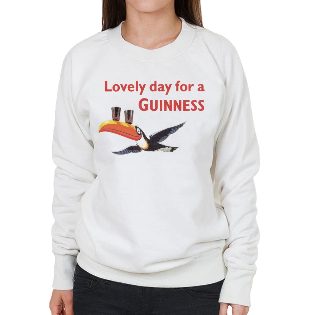 Lovely Day For A Guinness Women's Sweatshirt-ALL + EVERY