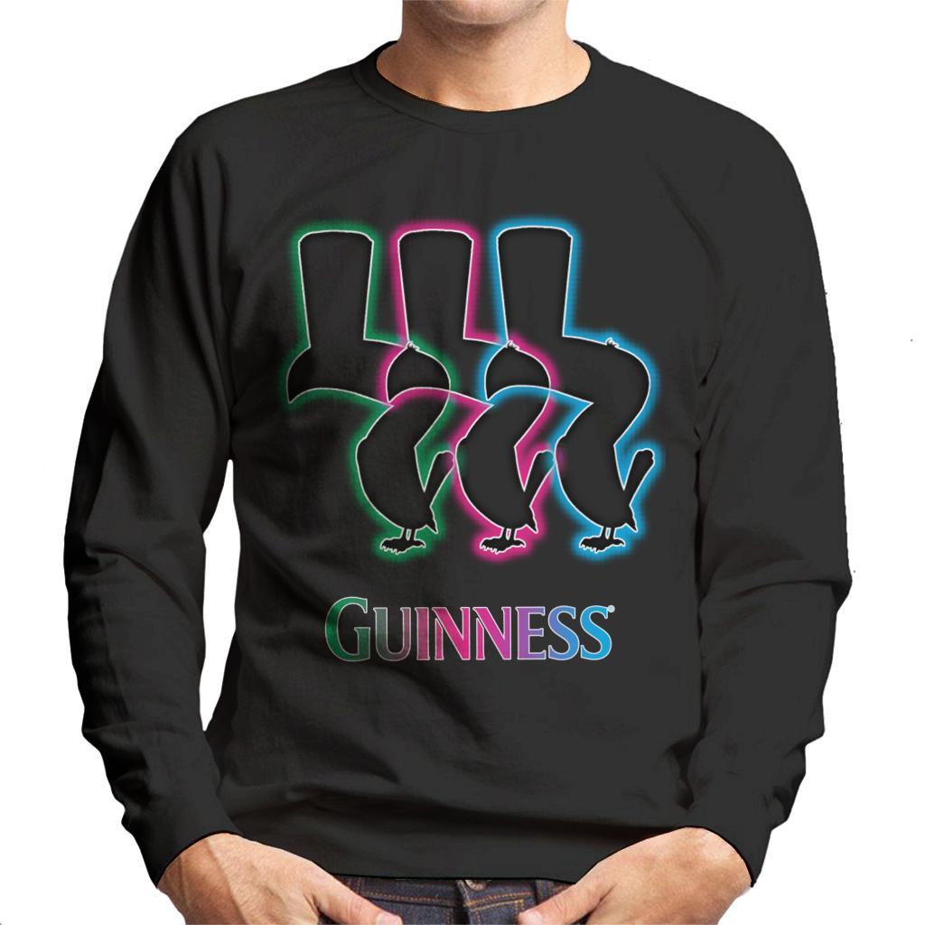 Guinness On Neon Tap Men's Sweatshirt-ALL + EVERY