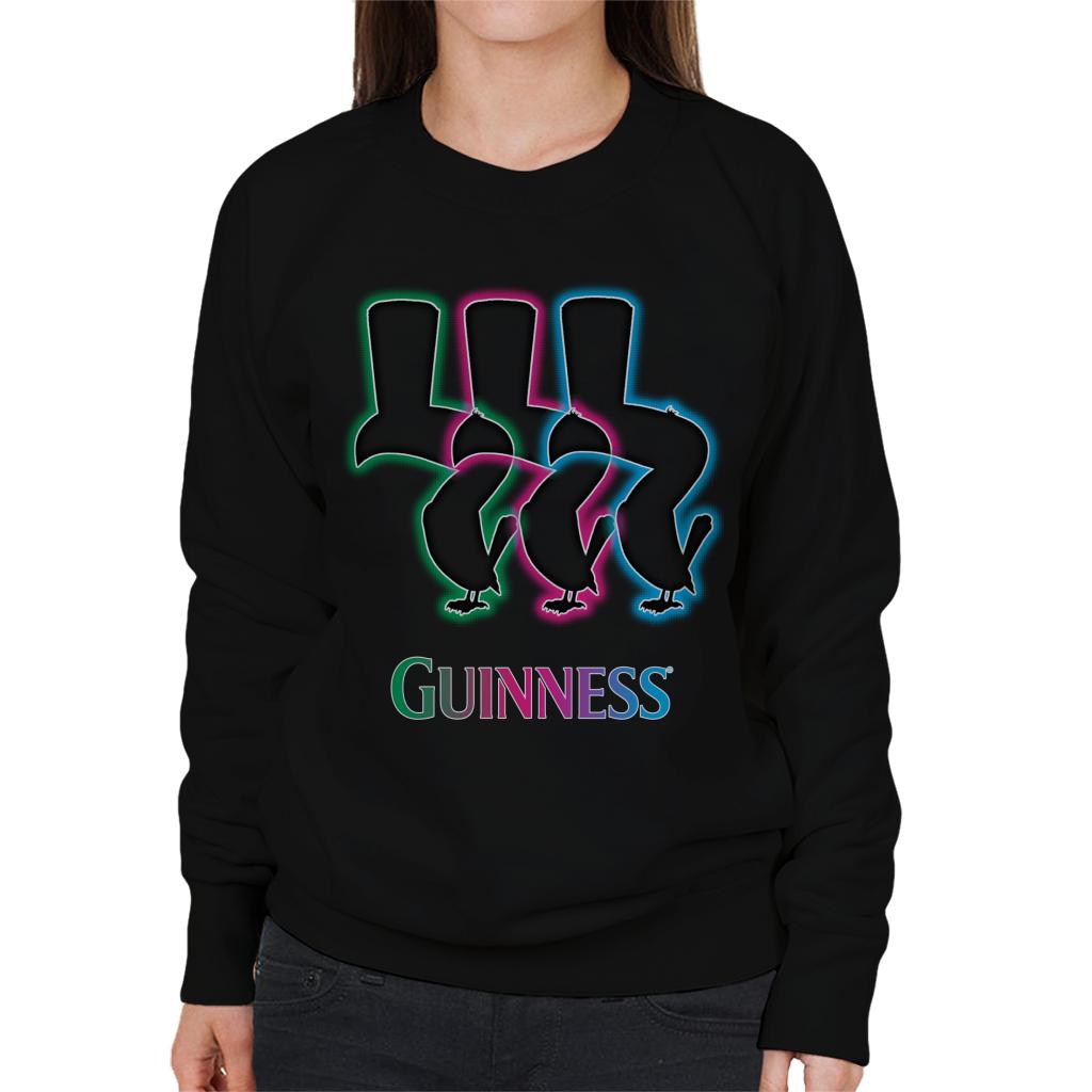 Guinness On Neon Tap Women's Sweatshirt-ALL + EVERY