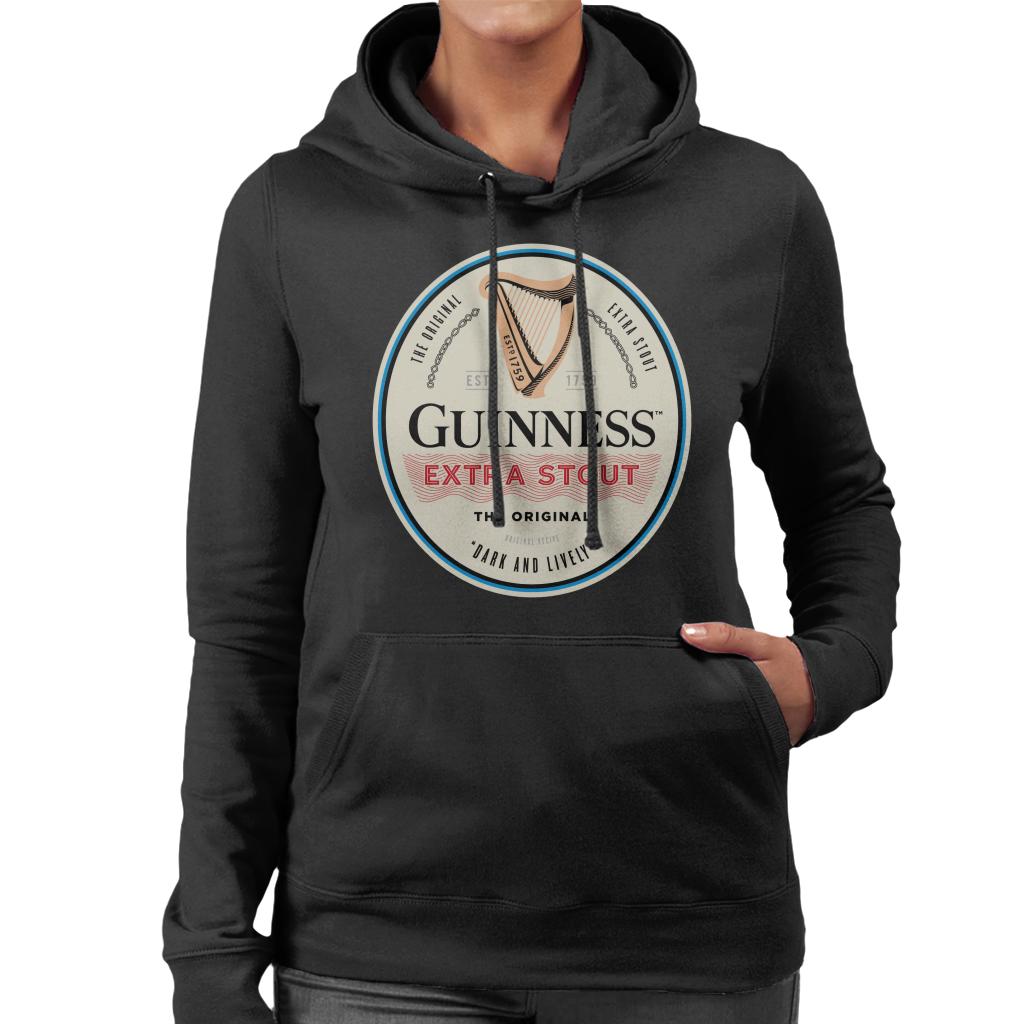 Guinness 1759 Dark And Lively Women's Hooded Sweatshirt-ALL + EVERY