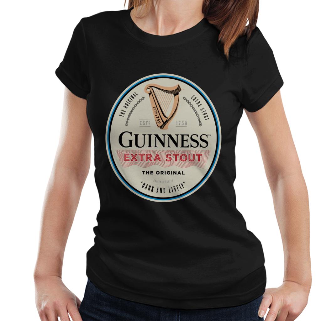 Guinness 1759 Dark And Lively Women's T-Shirt-ALL + EVERY