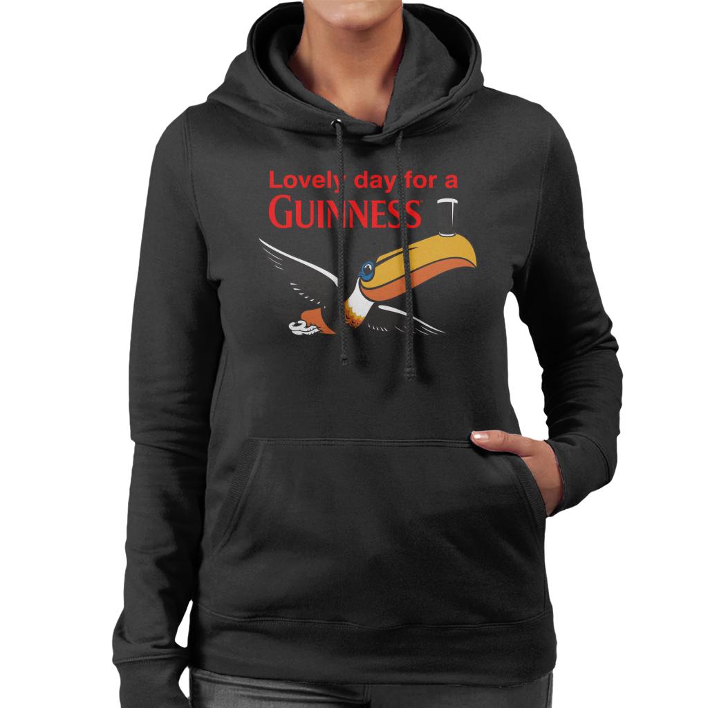 Guinness Toucan Lovely Day For A Guinness Women's Hooded Sweatshirt-ALL + EVERY