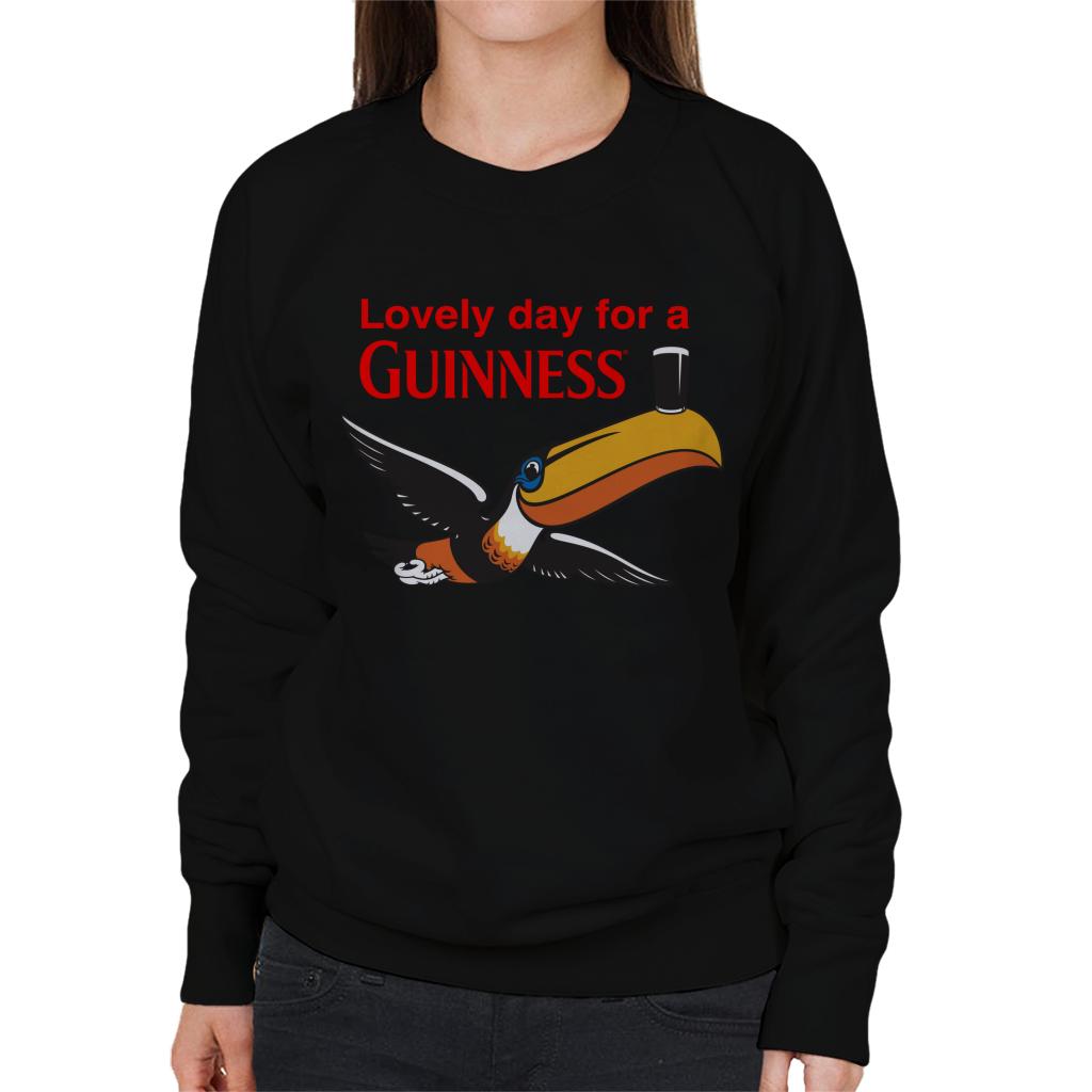 Guinness Toucan Lovely Day For A Guinness Women's Sweatshirt-ALL + EVERY