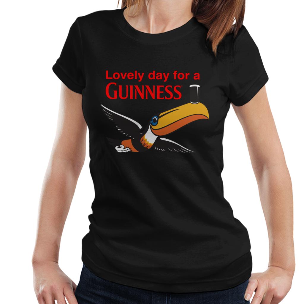 Guinness Toucan Lovely Day For A Guinness Women's T-Shirt-ALL + EVERY