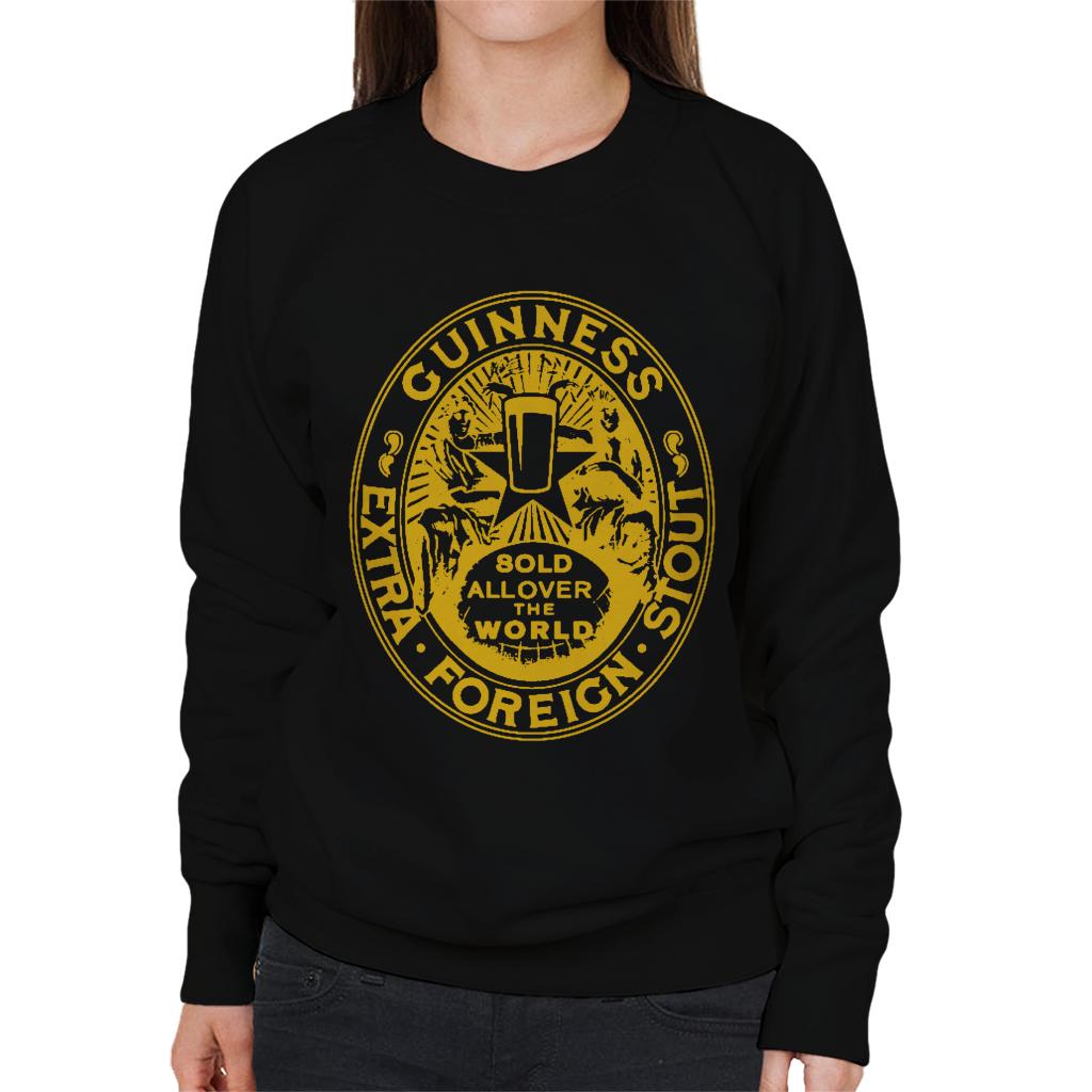 Guinness Star Sold All Over The World Women's Sweatshirt-ALL + EVERY