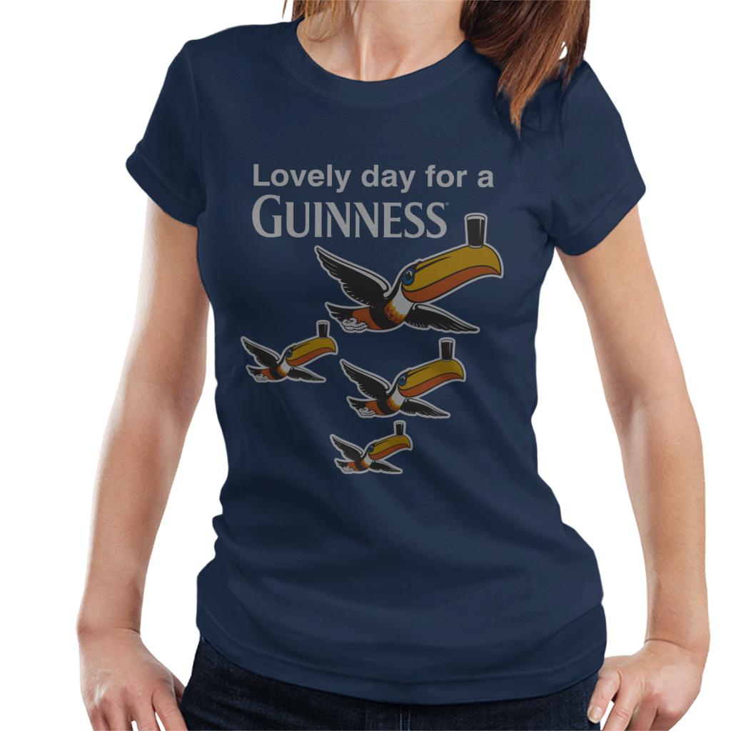 Guinness Toucans Lovely Day For A Guinness Women's T-Shirt-ALL + EVERY