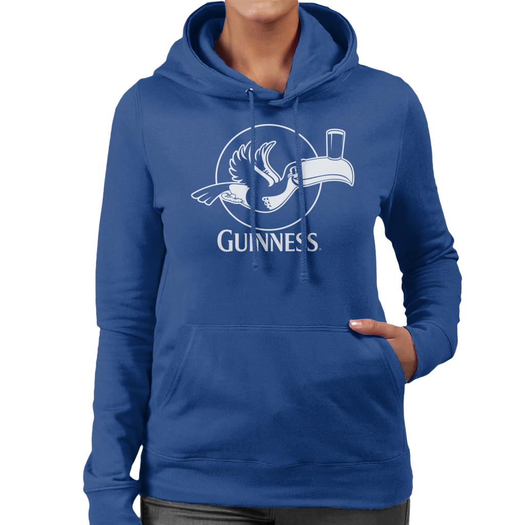 Guinness Toucan Flying With Pint Women's Hooded Sweatshirt-ALL + EVERY