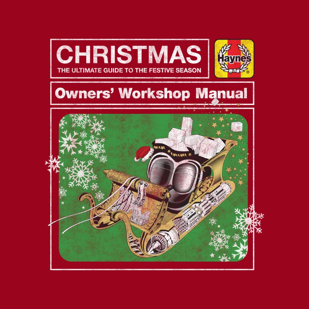 Haynes Christmas Manual Sleigh Men's T-Shirt-ALL + EVERY