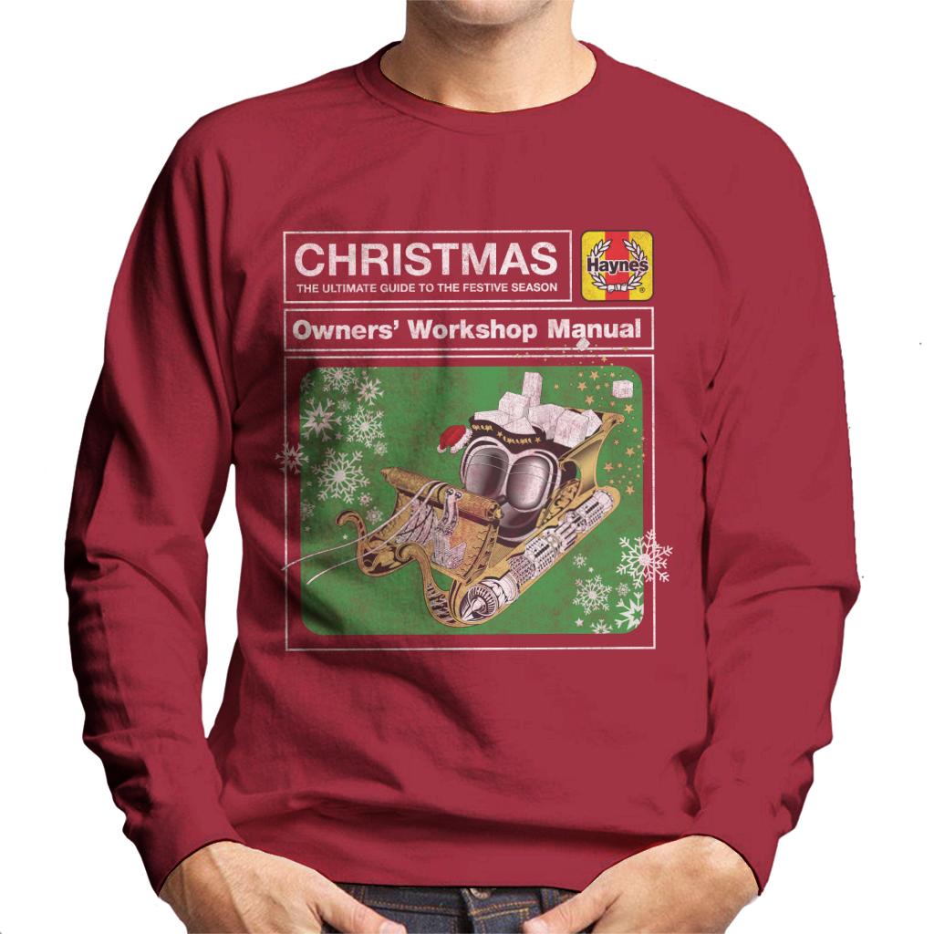 Haynes Christmas Manual Sleigh Men's Sweatshirt-ALL + EVERY