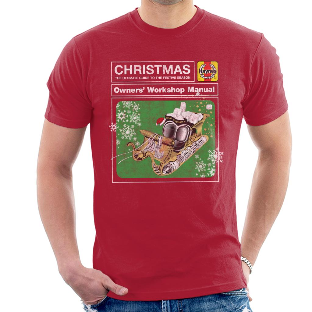 Haynes Christmas Manual Sleigh Men's T-Shirt-ALL + EVERY