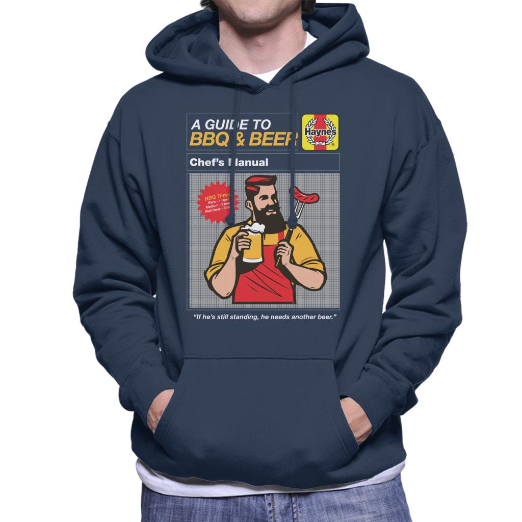 Haynes Guide To BBQ & Beer Men's Hooded Sweatshirt-ALL + EVERY