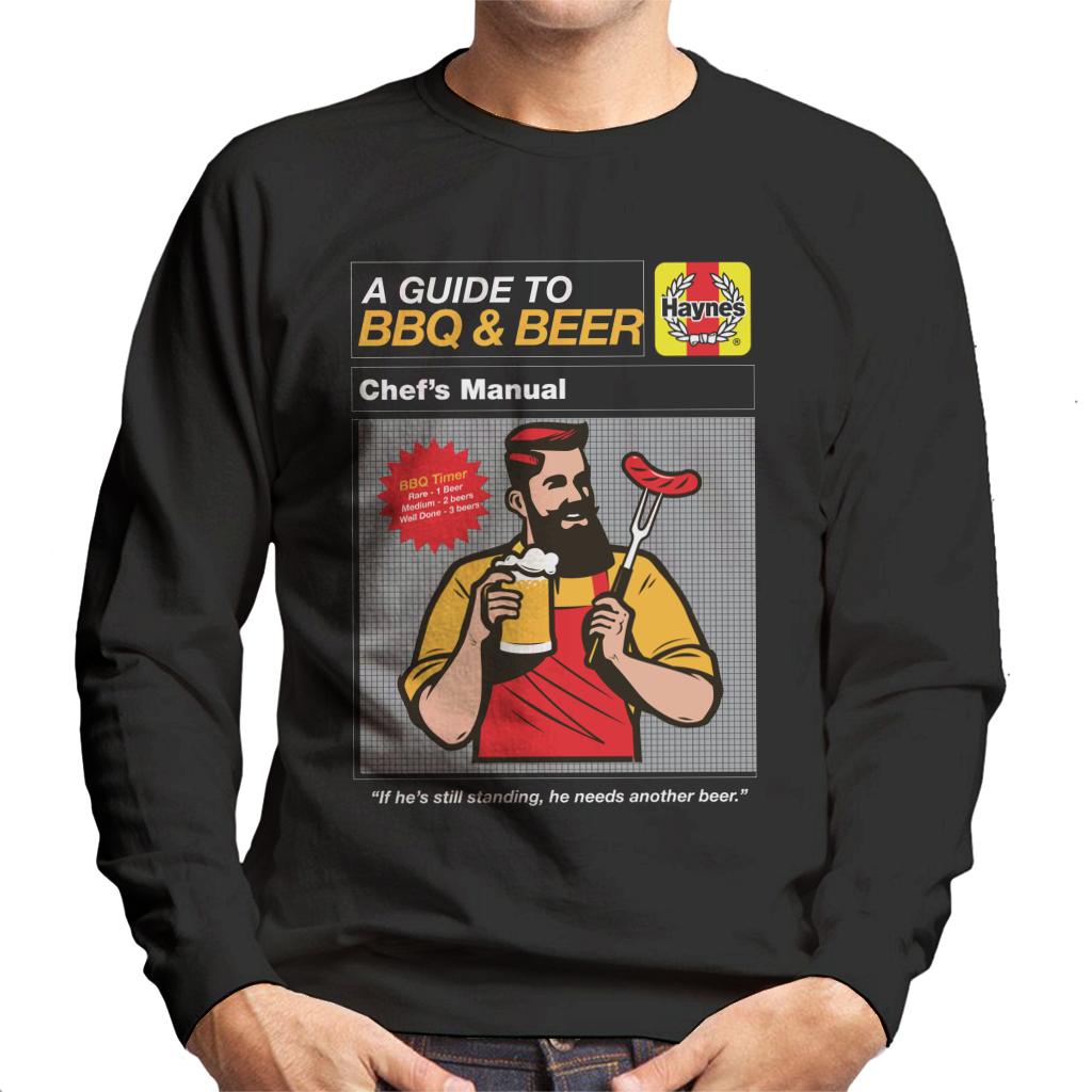 Haynes Guide To BBQ & Beer Men's Sweatshirt-ALL + EVERY