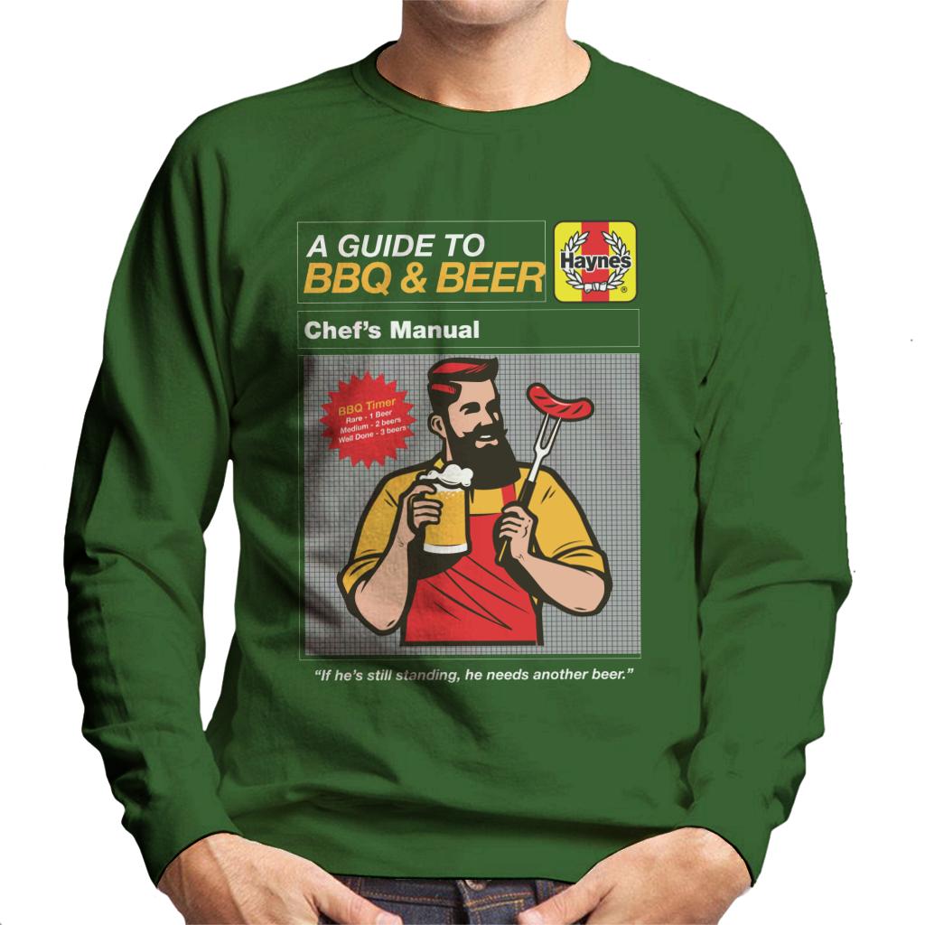 Haynes Guide To BBQ & Beer Men's Sweatshirt-ALL + EVERY