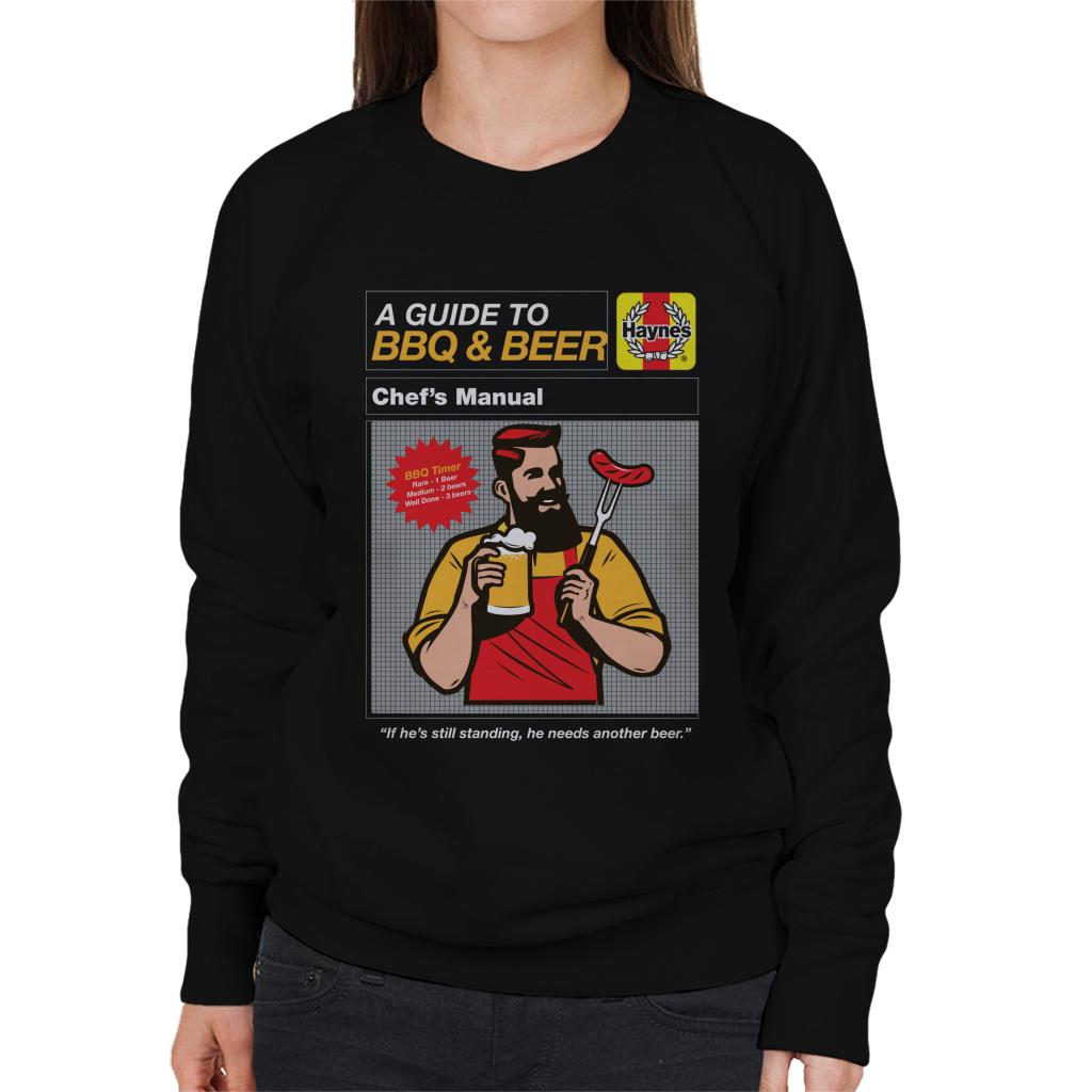 Haynes Guide To BBQ & Beer Women's Sweatshirt-ALL + EVERY