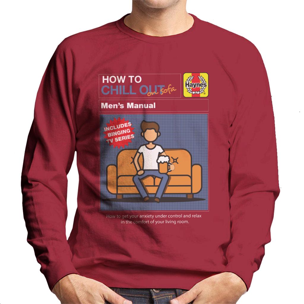 Haynes How To Chill Out On Sofa Men's Sweatshirt-ALL + EVERY