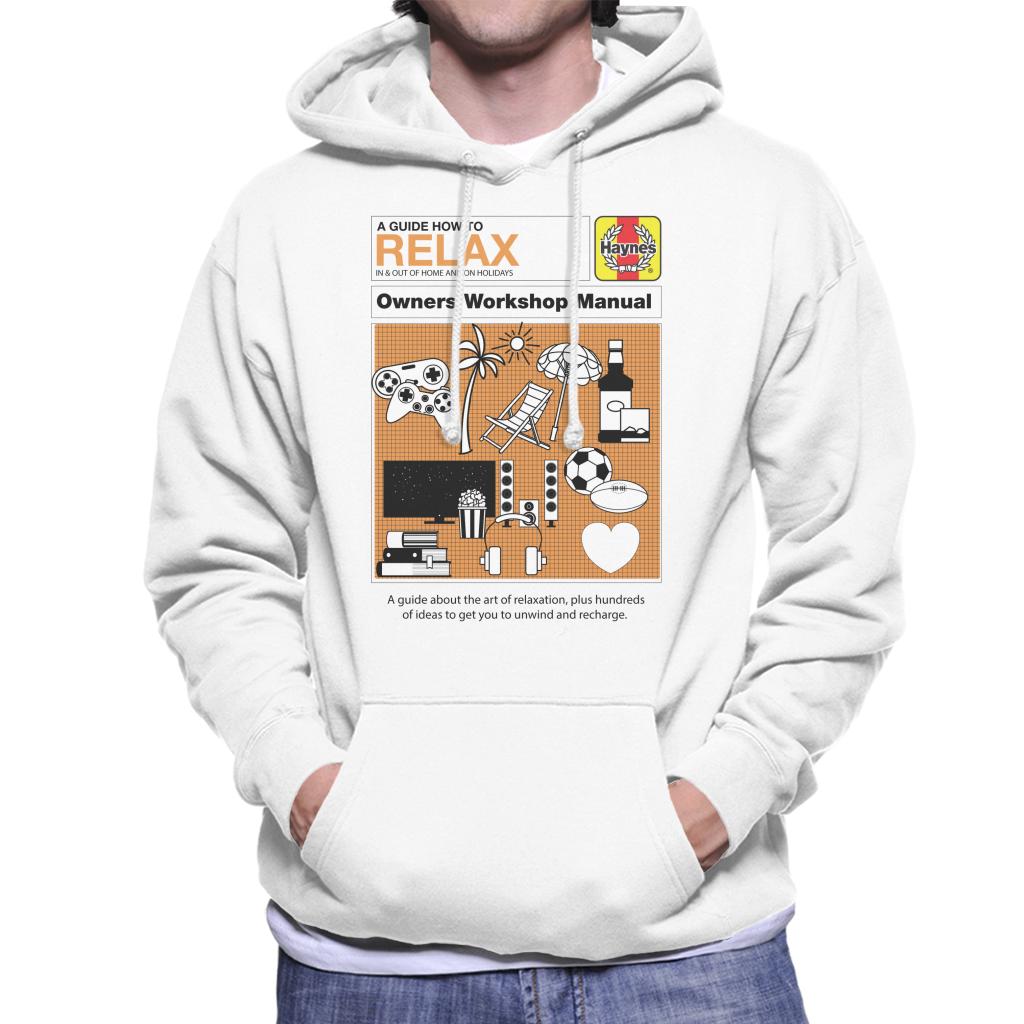 Haynes How To Relax Manual Men's Hooded Sweatshirt-ALL + EVERY