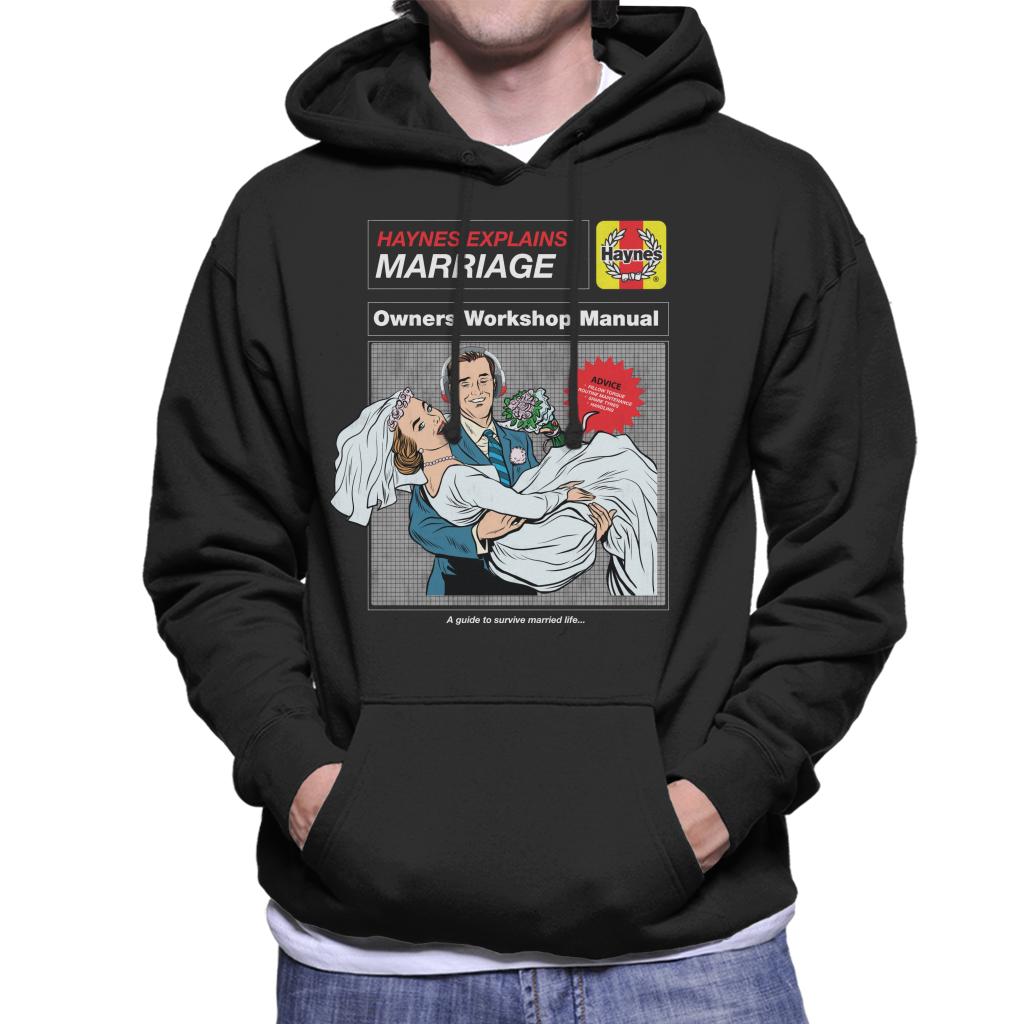 Haynes Explains Marriage Workshop Manual Men's Hooded Sweatshirt-ALL + EVERY