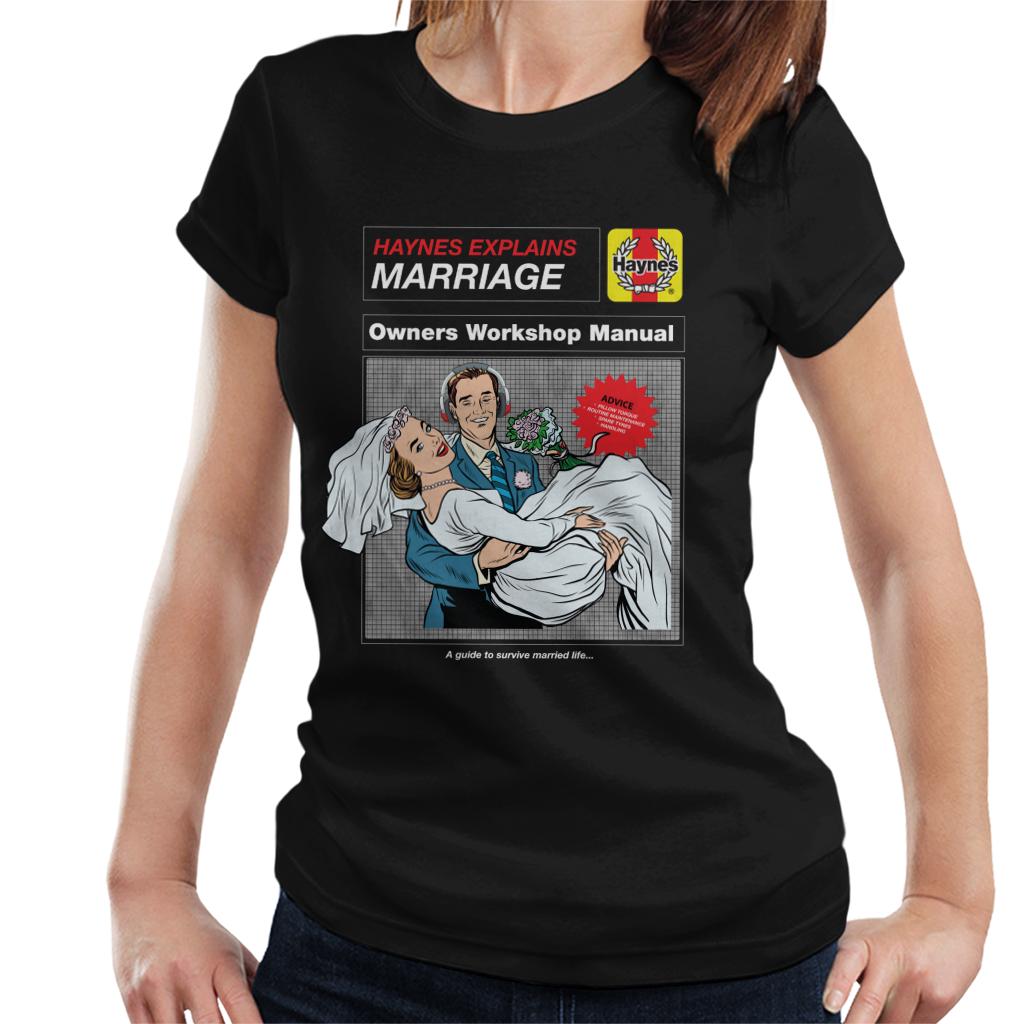 Haynes Explains Marriage Workshop Manual Women's T-Shirt-ALL + EVERY