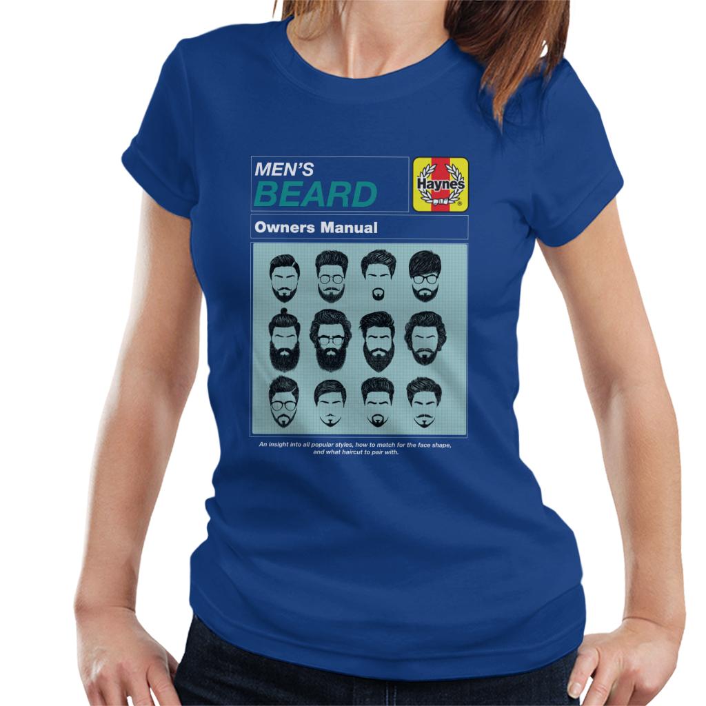 Haynes Mens Beard Owner Manual Women's T-Shirt-ALL + EVERY