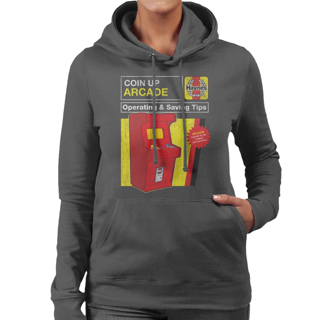 Haynes Coin Up Arcade Tips Women's Hooded Sweatshirt-ALL + EVERY