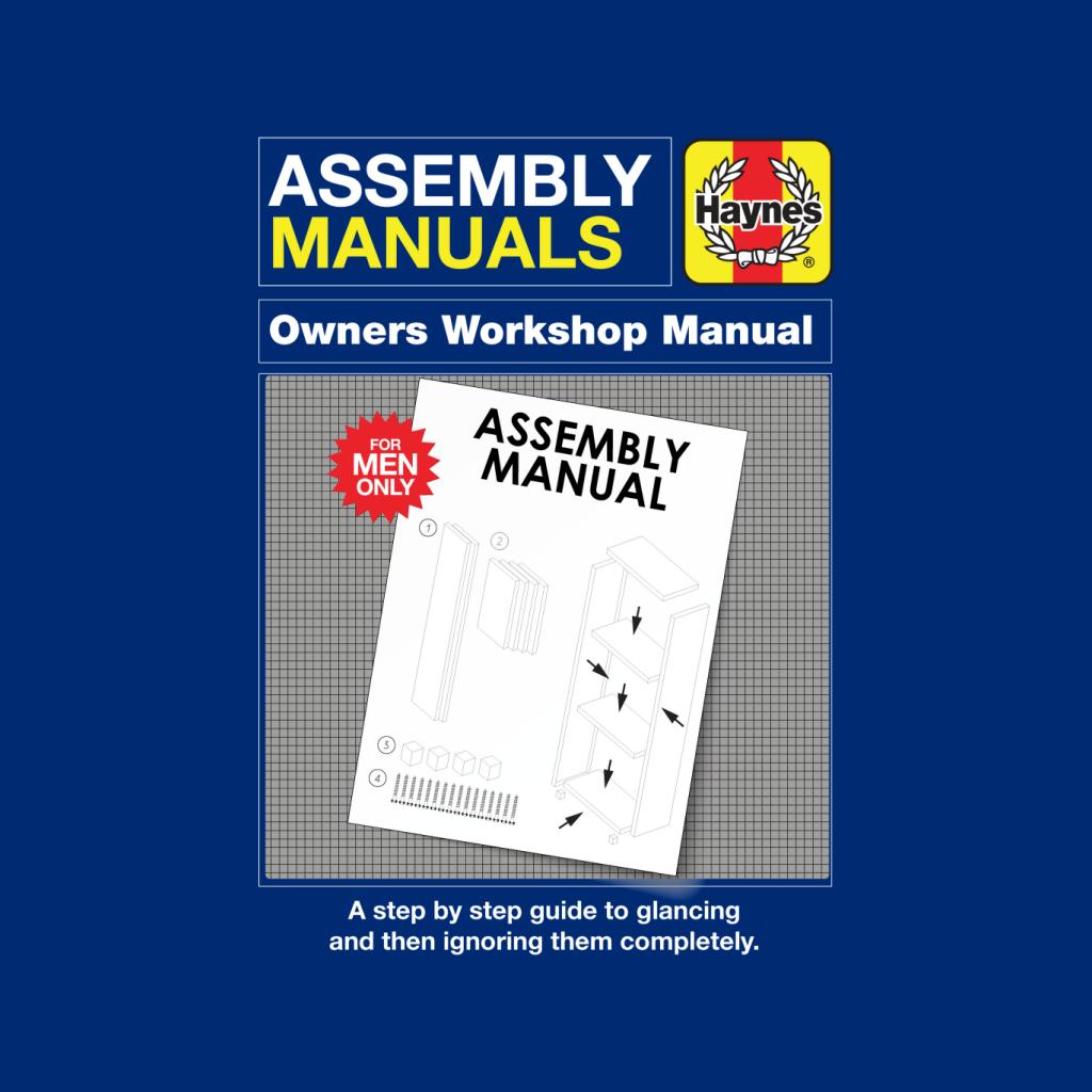 Haynes Assembly Manuals Owners Workshop Manual Men's T-Shirt-ALL + EVERY