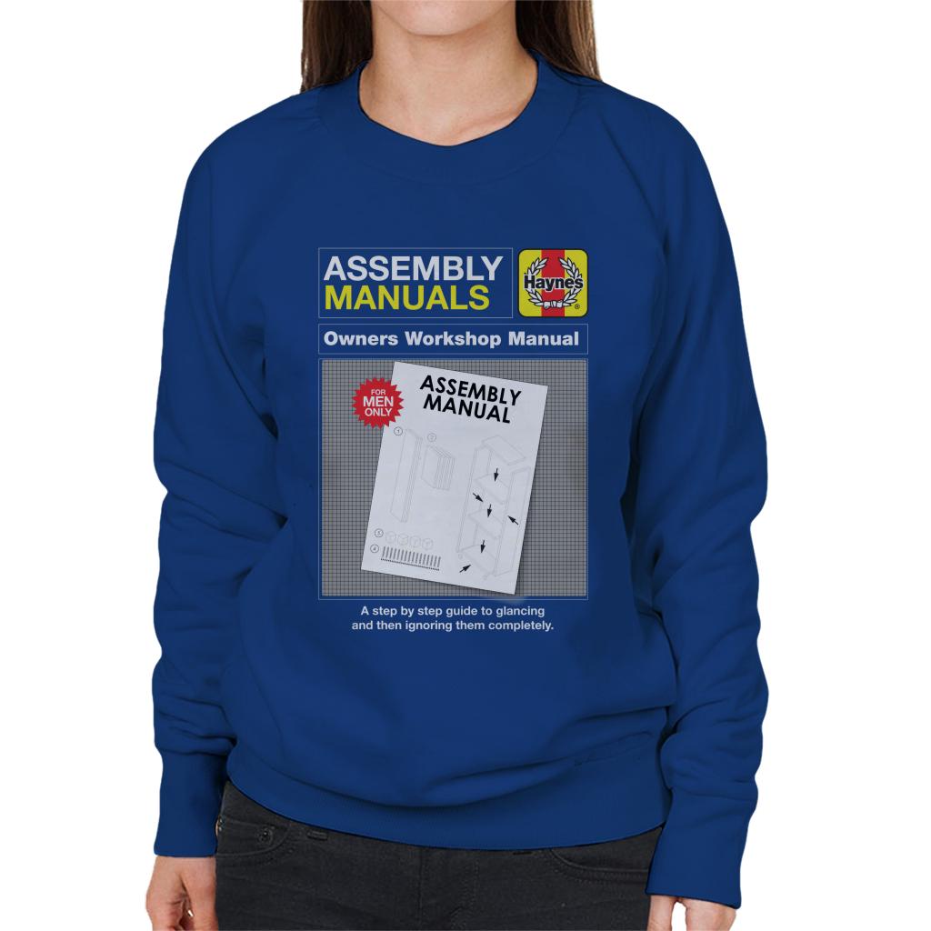 Haynes Assembly Manuals Owners Workshop Manual Women's Sweatshirt-ALL + EVERY