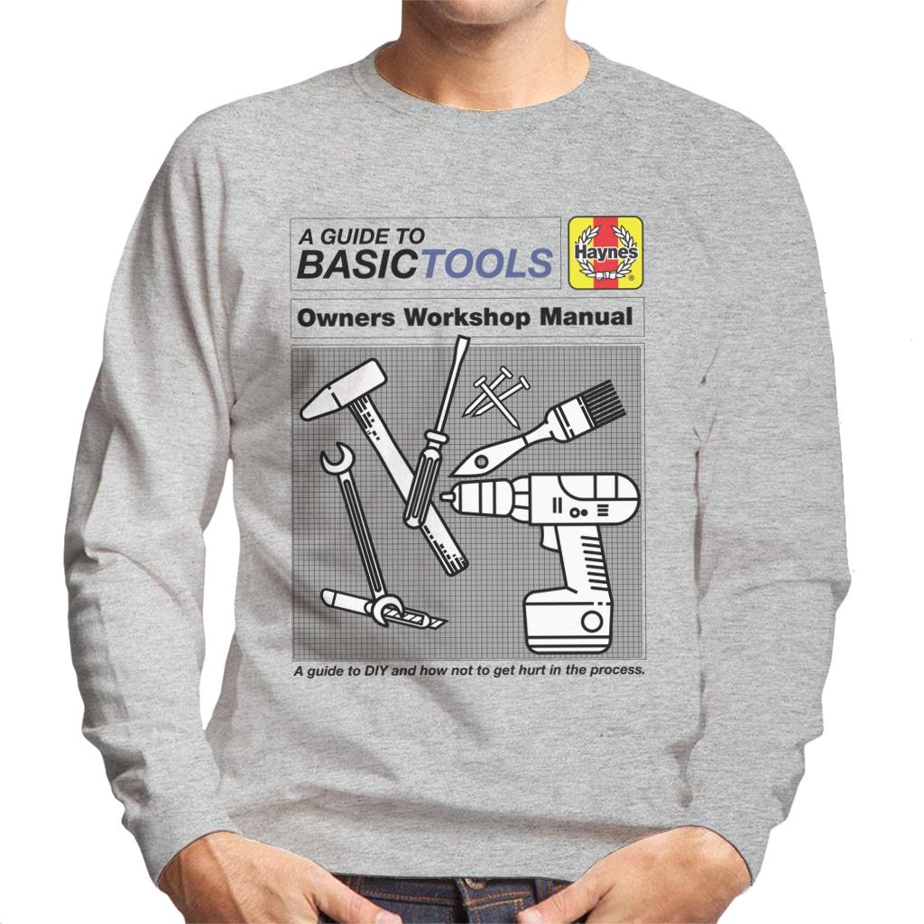 Haynes Basic Tools Owners Workshop Manual Men's Sweatshirt-ALL + EVERY