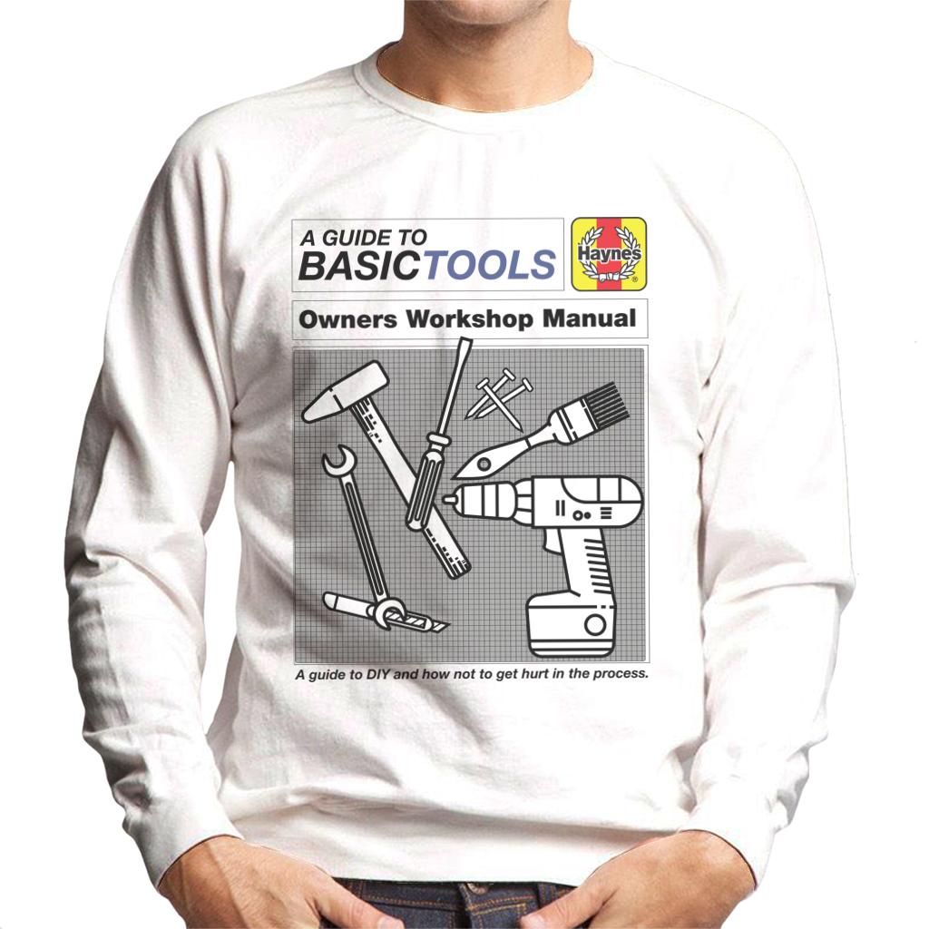 Haynes Basic Tools Owners Workshop Manual Men's Sweatshirt-ALL + EVERY