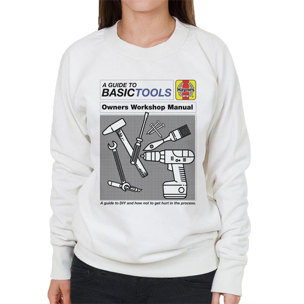 Haynes Basic Tools Owners Workshop Manual Women's Sweatshirt-ALL + EVERY