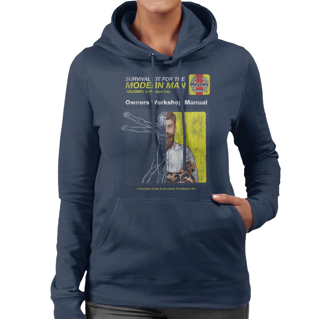 Haynes Modern Man Owners Workshop Manual Women's Hooded Sweatshirt-ALL + EVERY