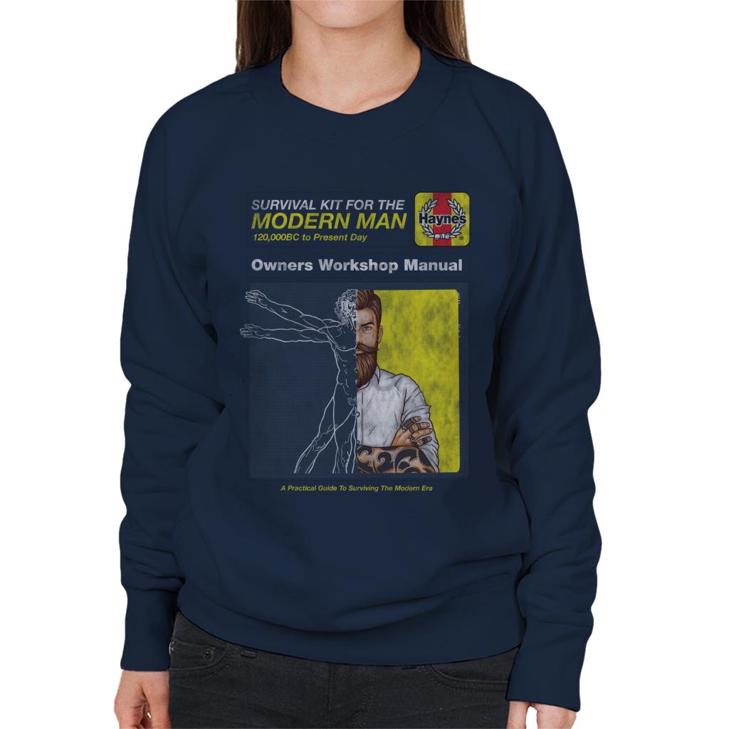 Haynes Modern Man Owners Workshop Manual Women's Sweatshirt-ALL + EVERY