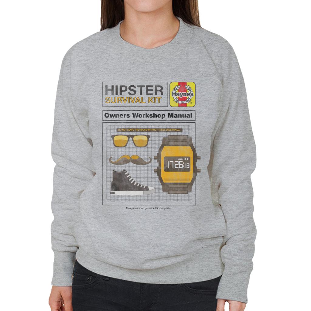 Haynes Hipster Kit Owners Workshop Manual Women's Sweatshirt-ALL + EVERY