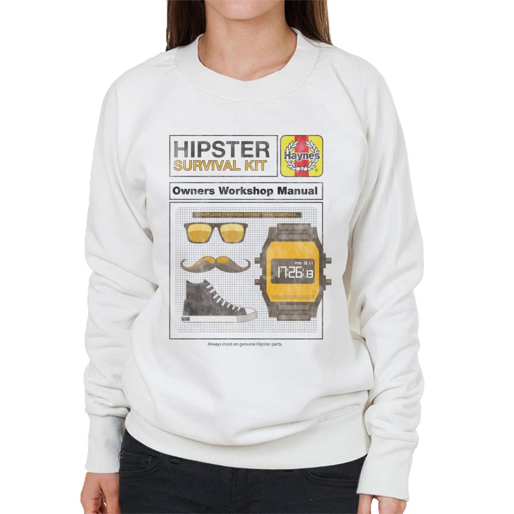 Haynes Hipster Kit Owners Workshop Manual Women's Sweatshirt-ALL + EVERY