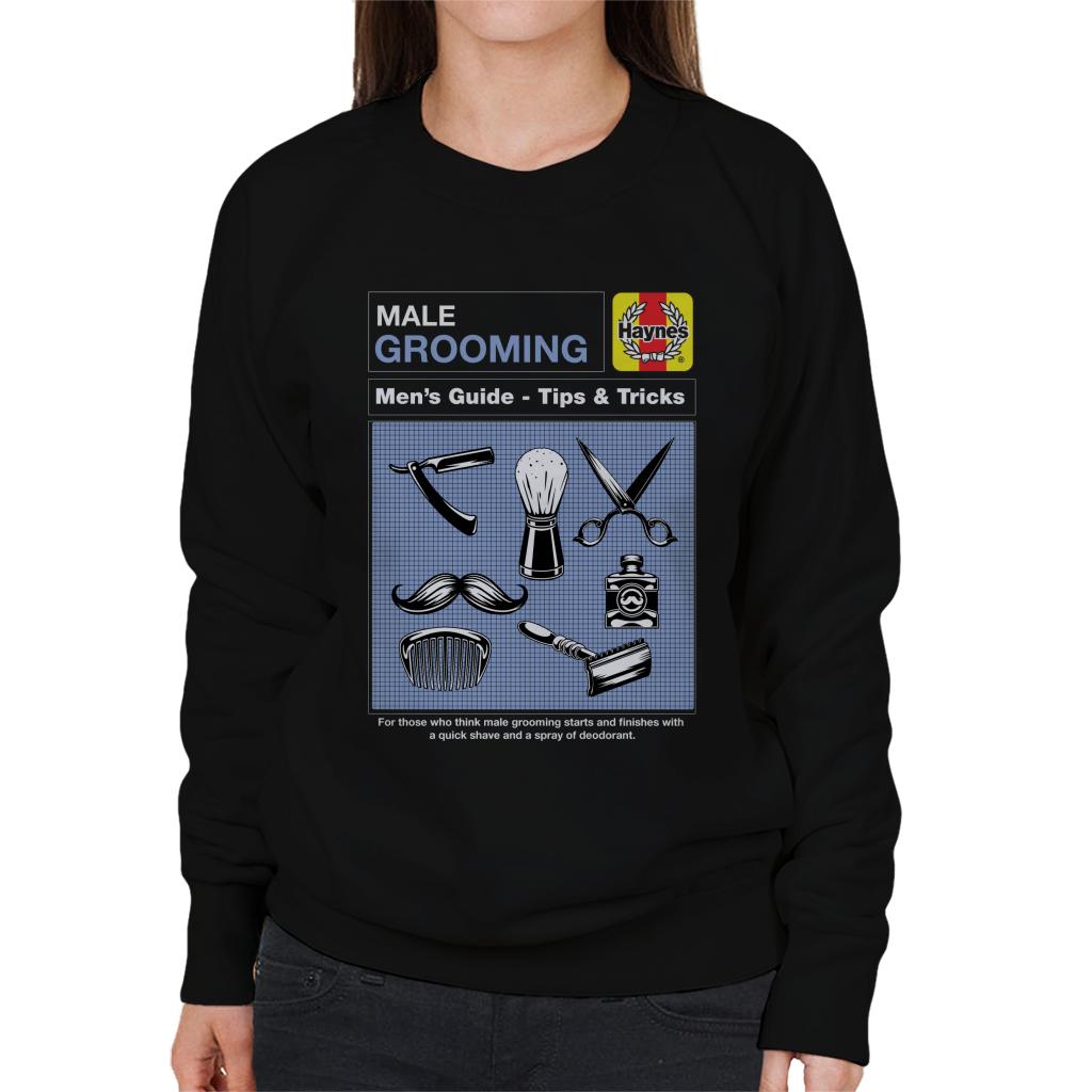 Haynes Male Grooming Tips And Tricks Women's Sweatshirt-ALL + EVERY