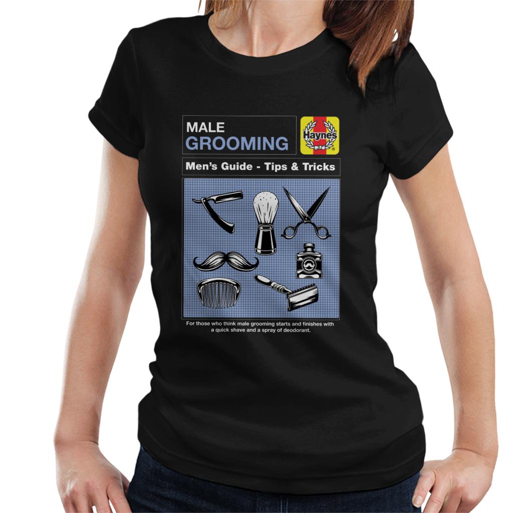 Haynes Male Grooming Tips And Tricks Women's T-Shirt-ALL + EVERY