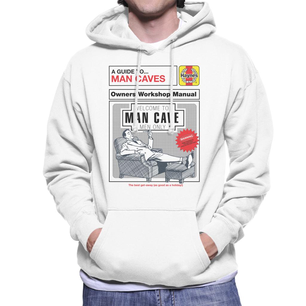 Haynes Man Caves Owners Workshop Manual Men's Hooded Sweatshirt-ALL + EVERY