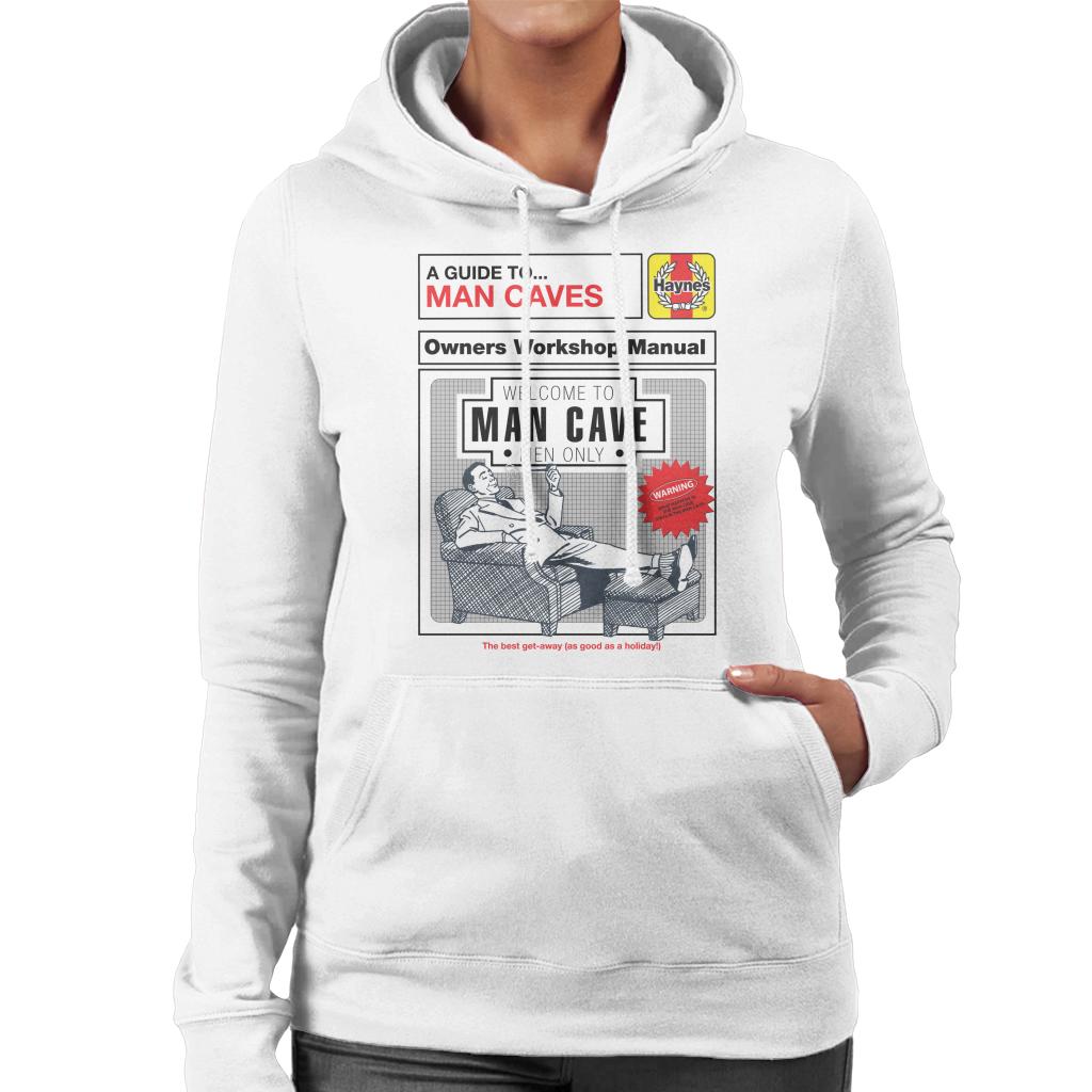 Haynes Man Caves Owners Workshop Manual Women's Hooded Sweatshirt-ALL + EVERY