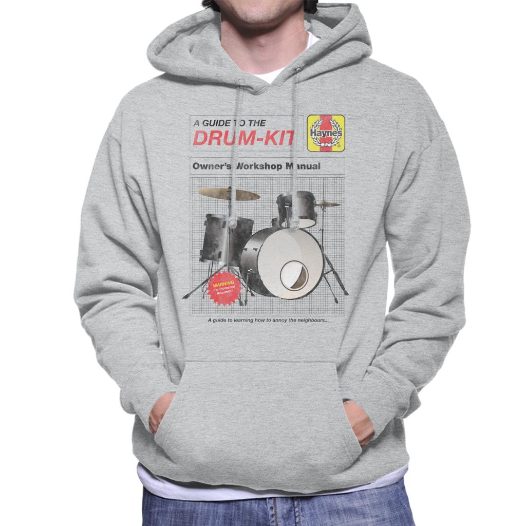 Haynes Drum Kit Owners Workshop Manual Men's Hooded Sweatshirt-ALL + EVERY