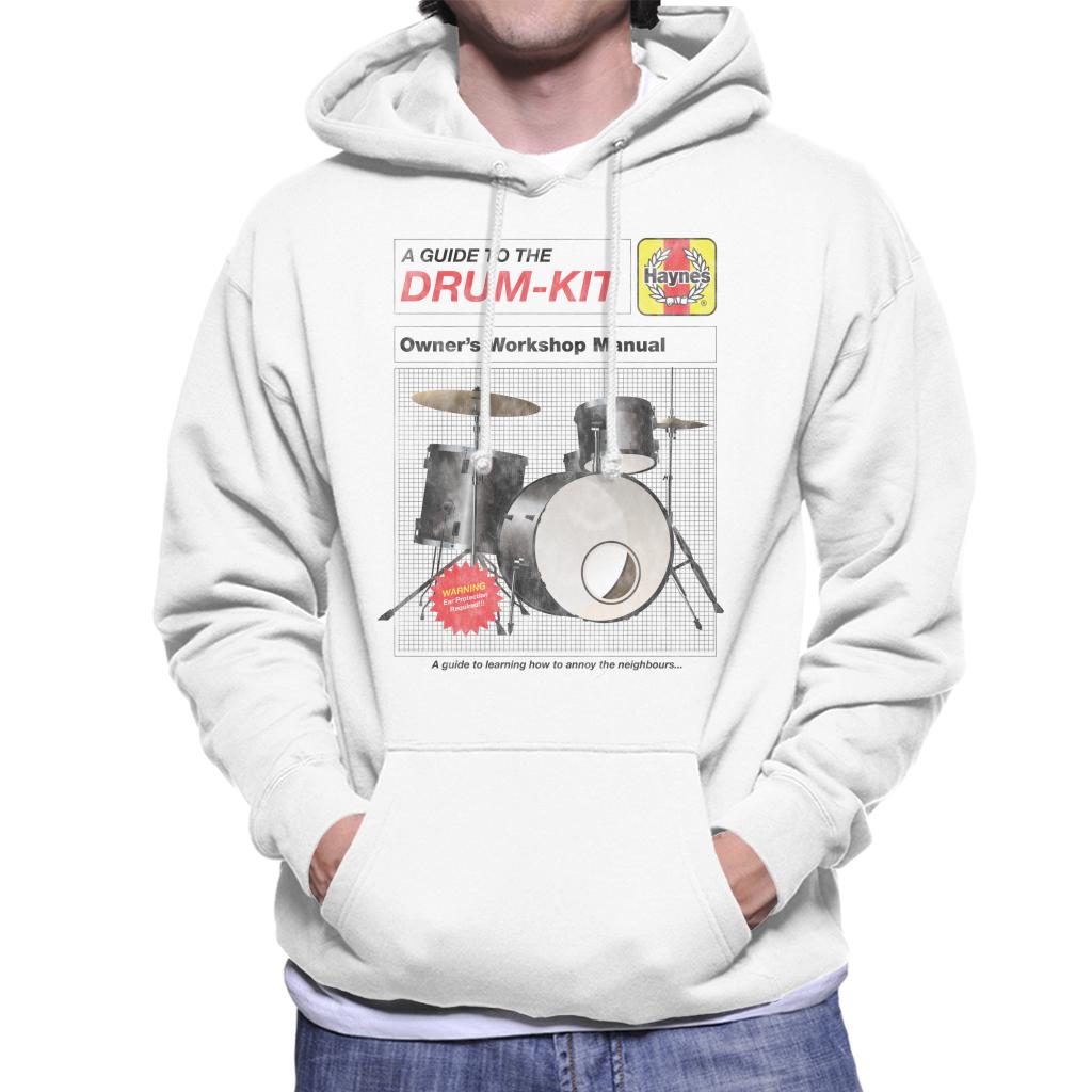 Haynes Drum Kit Owners Workshop Manual Men's Hooded Sweatshirt-ALL + EVERY